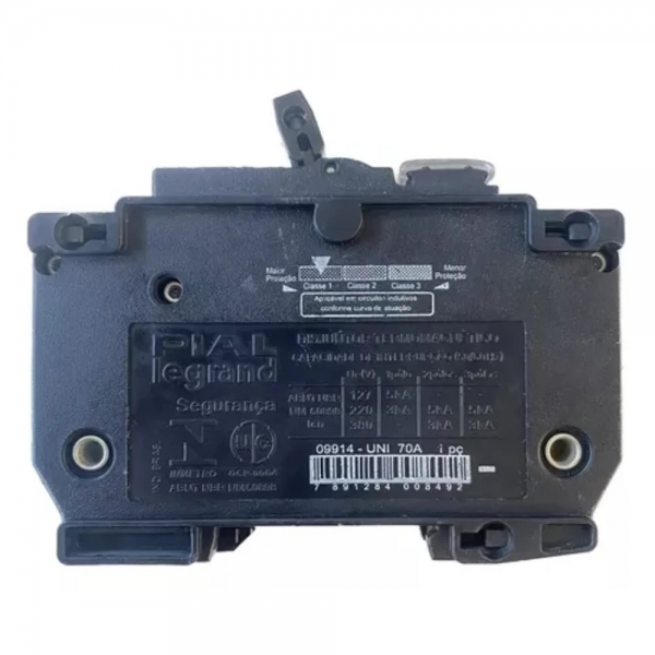 Disjuntor Unipolar Nema 70A - Pial#SIMONLEX#