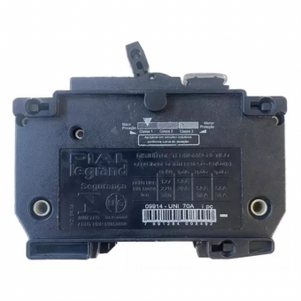 Disjuntor Unipolar Nema 70A - Pial#SIMONLEX#