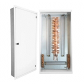 Quadro de Distribuição Acetinad de Chapa Embutir Din P/ 44 Disjun C/ Barr 100A - Andaluz#SIMONLEX#