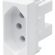 Fame Elegance Modulo Tomada 2P+T PB 10A#SIMONLEX#