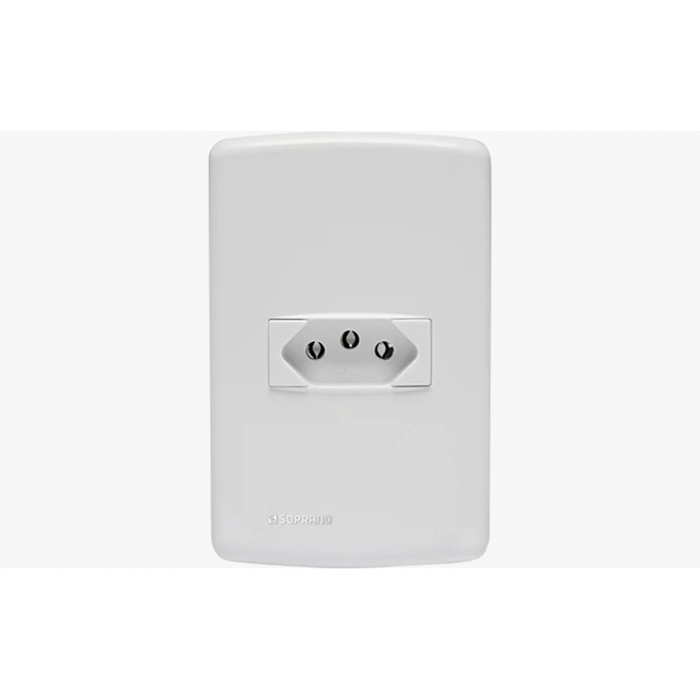 Duale Tomada 2P+T 10A - Soprano#SIMONLEX#