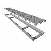 Ralo Linear 130cm Infinity Plus Pvc Tp Oculta - Elleve