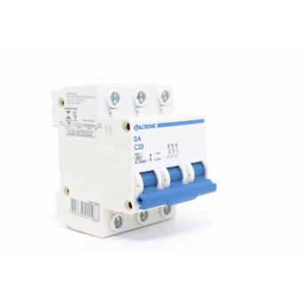 Disjuntor Tripolar Din C 20A 3kA - Tron#SIMONLEX#