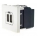 Módulo Tomada Dupla USB Carga 2.4A Pial Plus - Branco - Legrand#SIMONLEX#