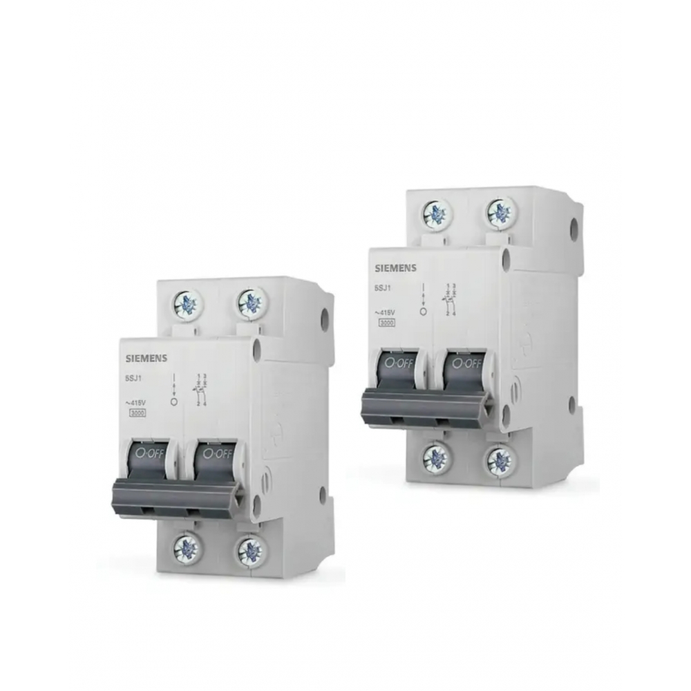 Kit Disjuntor Bipolar Din C 16a 3ka Iriel 5sj1 C/2unid#SIMONLEX#