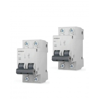 Kit Disjuntor Bipolar Din C 16a 3ka Iriel 5sj1 C/2unid#SIMONLEX#