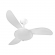 Ventilador De Teto Sunny Branco 3 PAS 220v - Ventisol#SIMONLEX#