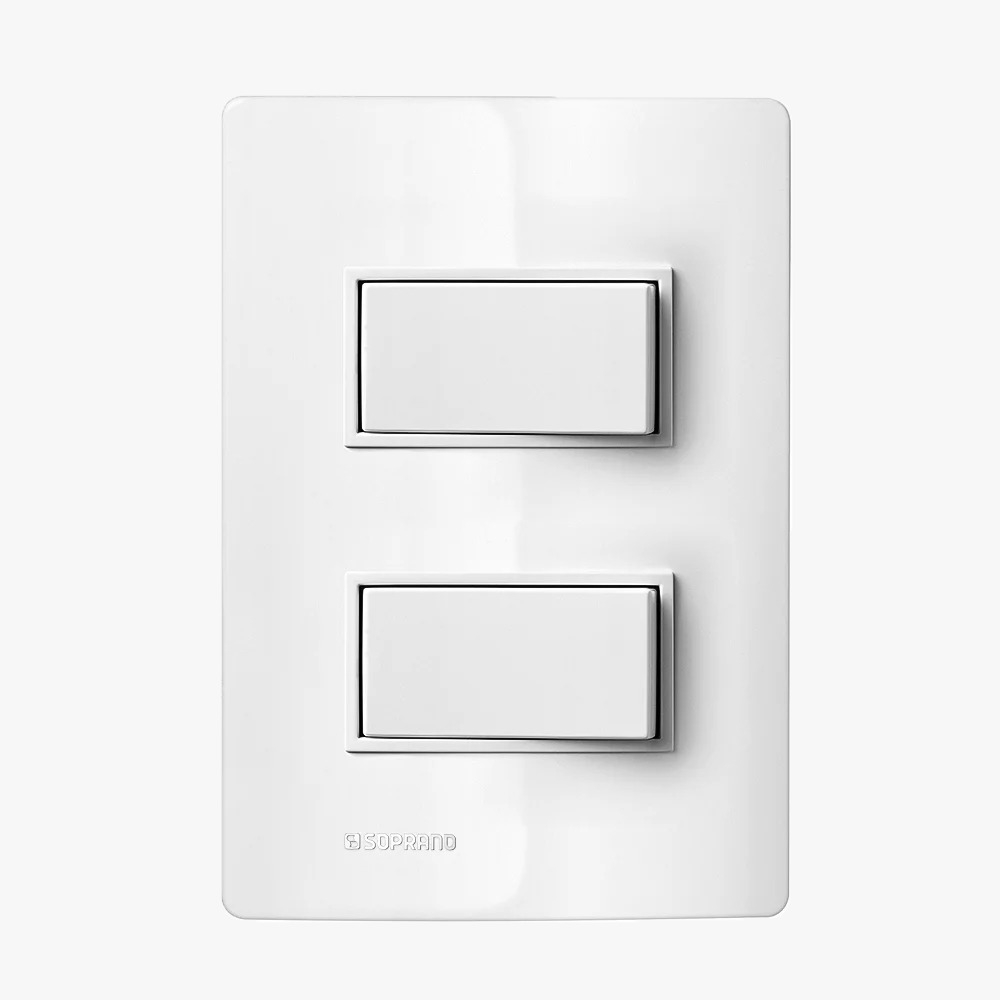 Revita Interruptor 1S Simples + 1S Paralelo 10A BR - Soprano#SIMONLEX#