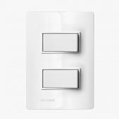 Revita Interruptor 1S Simples + 1S Paralelo 10A BR - Soprano#SIMONLEX#