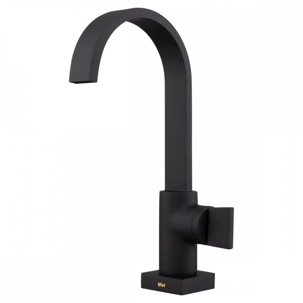 Torneira Bancada Bica Alta Prima 1195 BK210 - Preto Fosco - Fani#SIMONLEX#