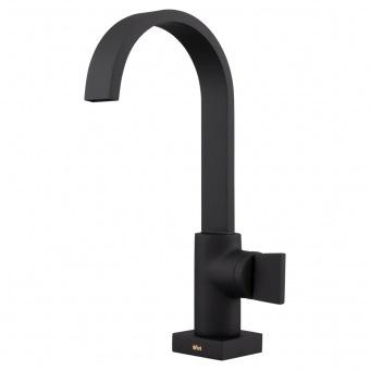 Torneira Bancada Bica Alta Prima 1195 BK210 - Preto Fosco - Fani#SIMONLEX#
