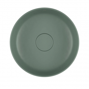 Cuba Redonda De Apoio 30cm Slim - Sálvia - Deca#SIM#