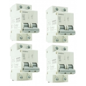 Kit Disjuntor 5SJ1 Din C Bipolar 40A - Siemens C/4Unid#SIMONLEX#