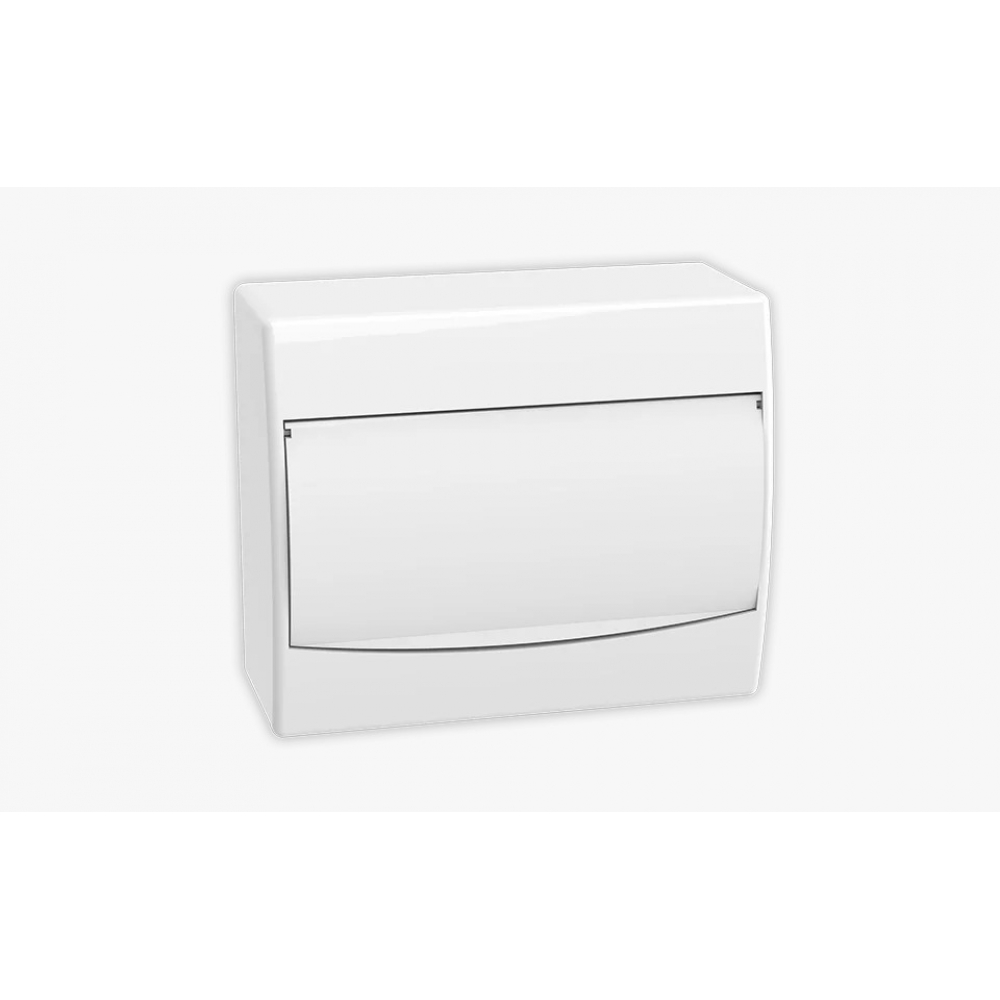 Quadro de Distribuição de Pvc Sobrepor Branco 9 Disjuntores Din Sem Barramento - Soprano#SIMONLEX#