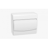 Quadro de Distribuição de Pvc Sobrepor Branco 9 Disjuntores Din Sem Barramento - Soprano#SIMONLEX#