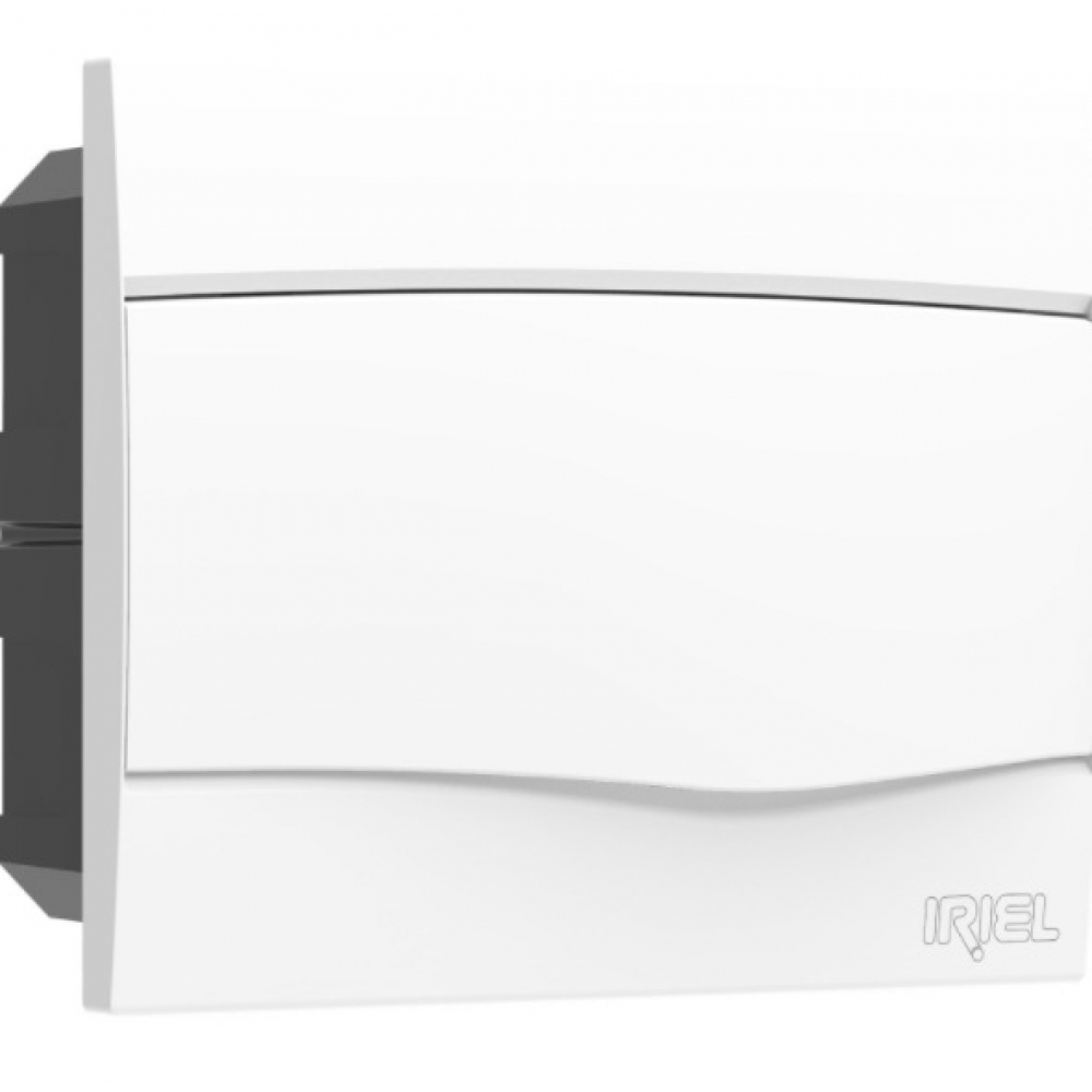 Quadro de Distribuição de Pvc Embutir Branco 12 Disjuntores Sem Barramento - Iriel#SIMONLEX#