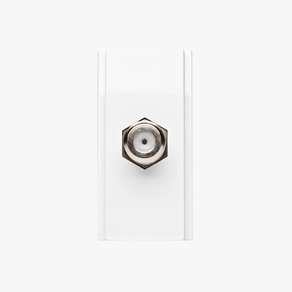 Brava Modulo Tomada Cabo Coaxial - Soprano#SIMONLEX#