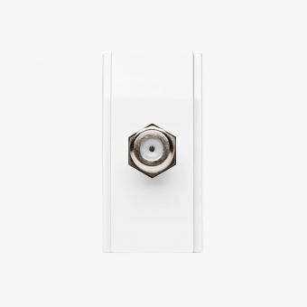 Brava Modulo Tomada Cabo Coaxial - Soprano#SIMONLEX#