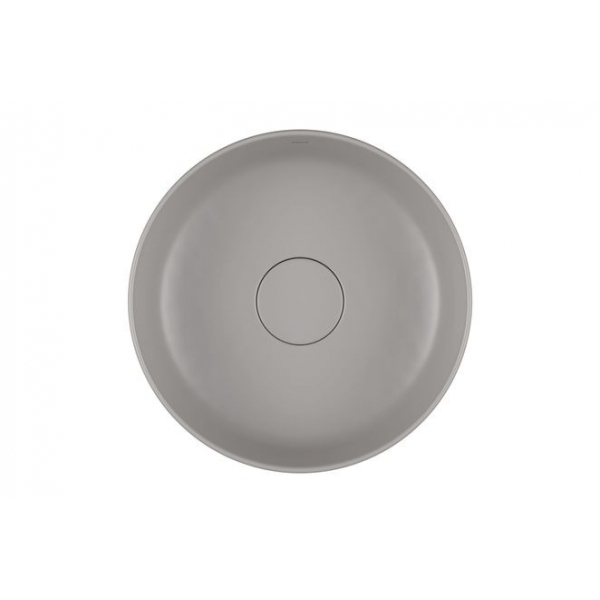 Cuba Redonda De Apoio 30cm Slim - Cinza Antracite - Deca#SIM#