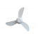 Ventilador De Teto Mistral Led 18w Br 3p Inj Br C/R Inverter Bivolt - Ventisol#SIMONLEX#