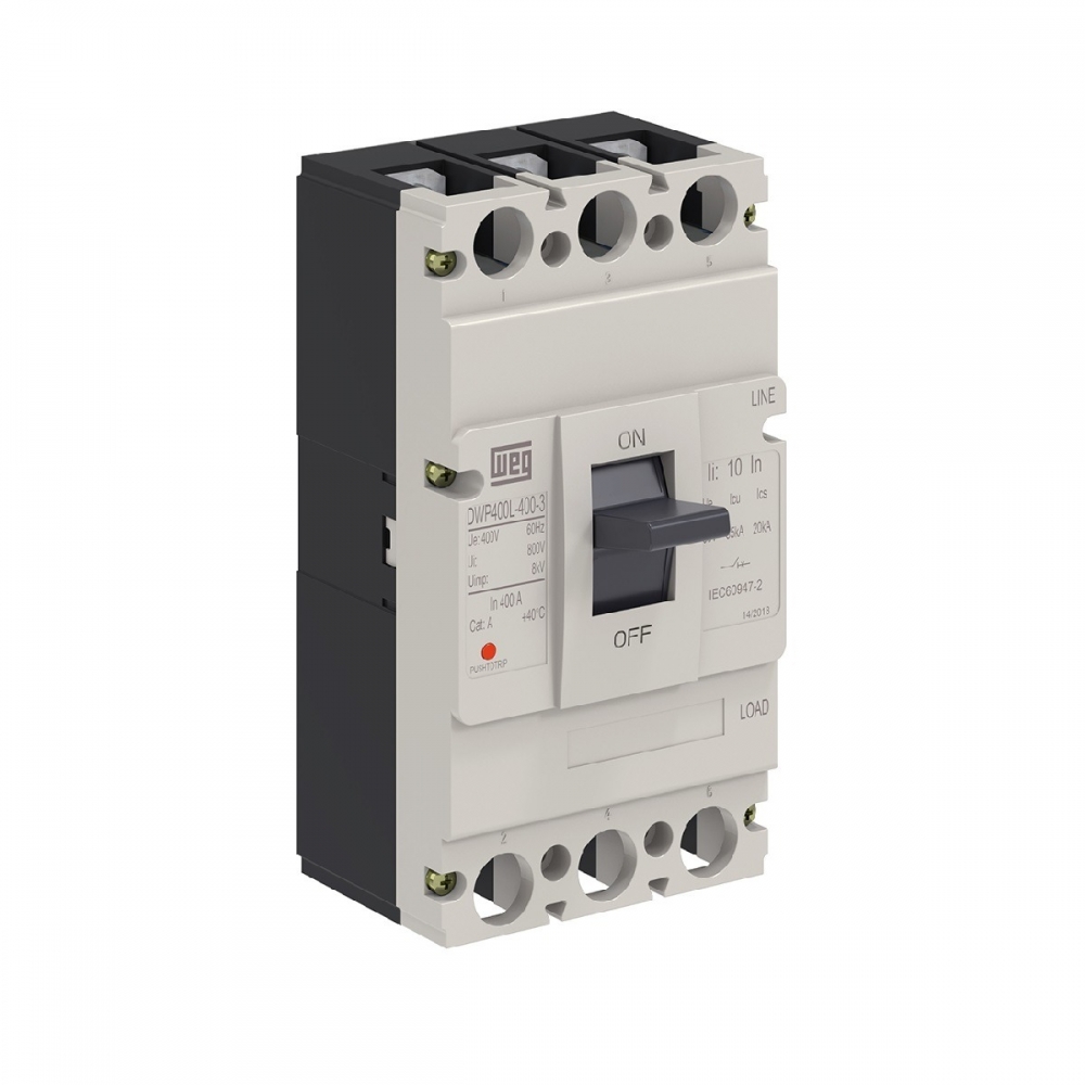 Disjuntor Tripolar 350A Caixa Moldada 35kA Dwp - Weg#SIMONLEX#