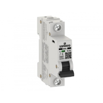 Disjuntor Unipolar DIN 25A 3KA - Soprano#SIMONLEX#