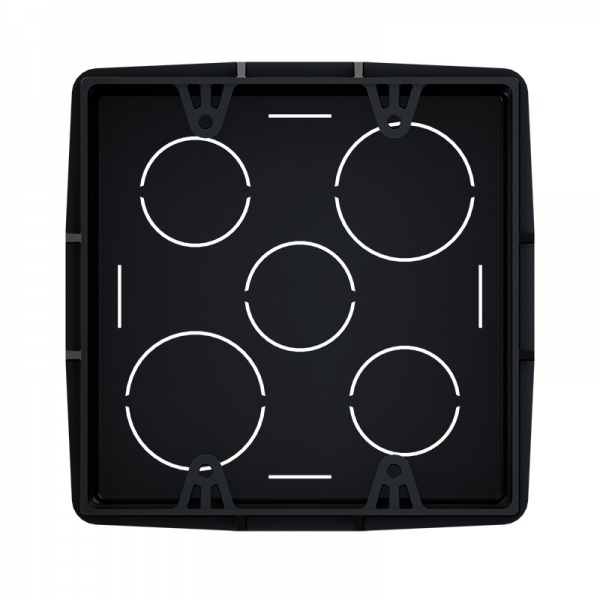 Caixa De Luz pvc 4 X 4 Preta - Tigre#SIMONLEX#