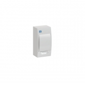 Quadro de Distribuição de Pvc Sobrepor 4 Disjuntores Din Com Tampa - Weg#SIMONLEX#