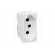 Módulo Tomada 2P+T 10A Pial Plus - Branco#SIMONLEX#