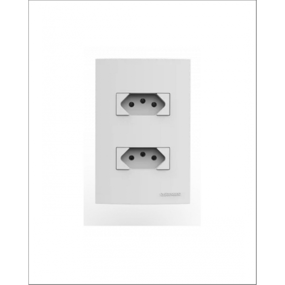 Brava Up Tomada Dupla 2p+T 10a - Soprano#SIMONLEX#