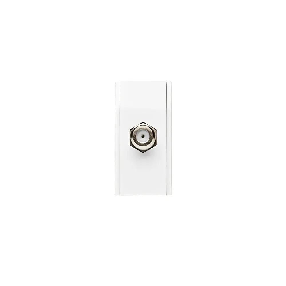 Brava Modulo Tomada Cabo Coaxial - Soprano#SIMONLEX#
