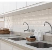 Revestimento 10x20 Metro White Brilhante - caixa com 1 m2 - Eliane#SIMONLEX#