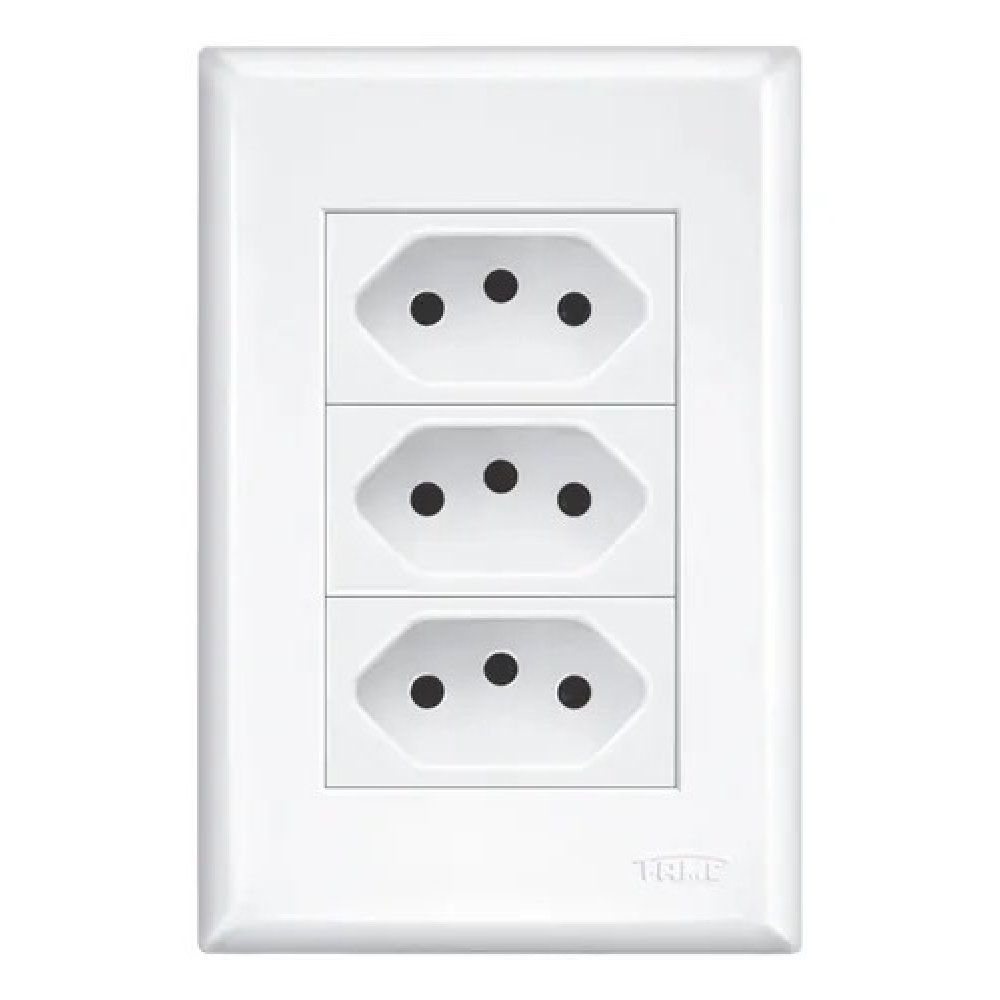 Evidence Tomada 2P+T 10A Tripla Padrão Brasil - Fame#SIMONLEX#