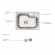 Cuba de Embutir de Inox Morgana 55x42cm 48FX Undermount Acetinado Com Válvula - Tramontina#SIM#