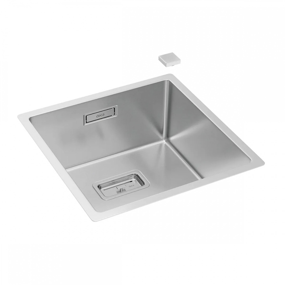 Cuba De Sobrepor/Embutir Inox Wish 40cm - Deca#SIM#
