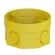 Caixa Octogonal pvc 3 X 3  C/ Anel Amarela - Tigre#SIMONLEX#