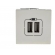 Módulo Tomada Dupla USB Carga 2.4A Pial Plus - Branco - Legrand#SIMONLEX#