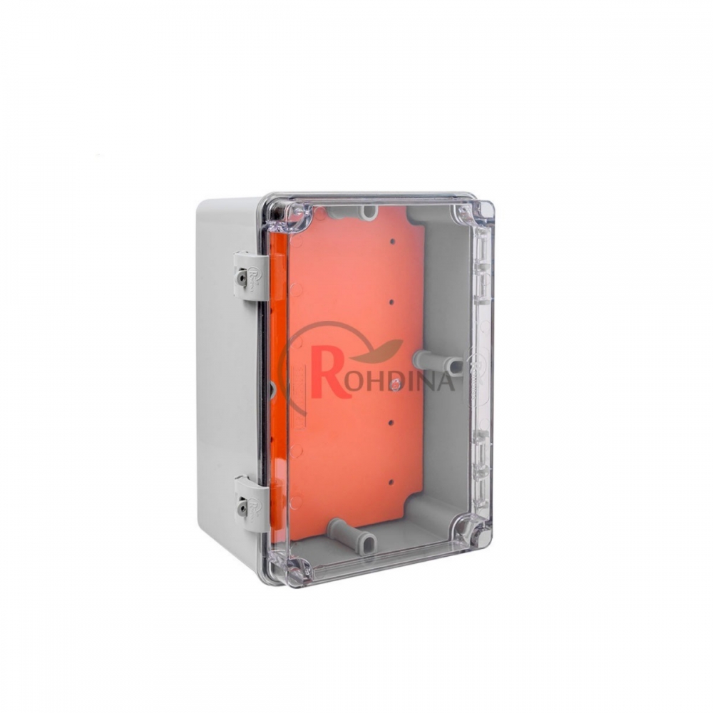 Quadro de Comando de Pvc Sobrepor 30x20x15 Tampa Transparente IP68 - Rohdbox#SIMONLEX#
