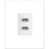 Kit Brava Up Tomada Dupla 2P+T 20A C/5 unid — Soprano#SIMONLEX#