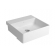 Deca Cuba De Apoio Quadrada Semi Encaixe Com Mesa Branco L 830#SIM#
