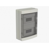 Quadro de Distribuição de Pvc Sobrepor Branco 24 Disjuntores Din S/Barr IP65 -Soprano#SIMONLEX#