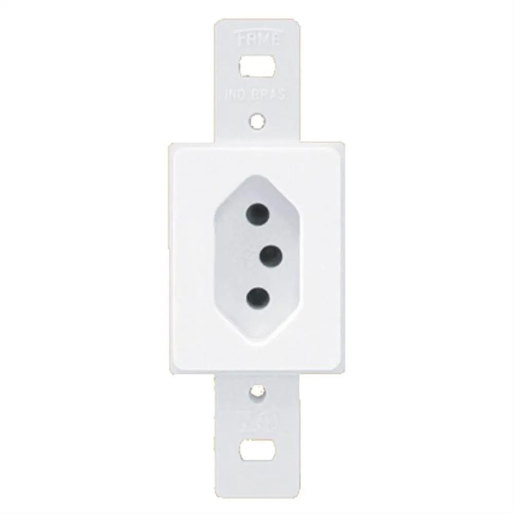 Fame Blanc Tomada 2P+T 20A Padrão Brasileira Sem Placa#SIMONLEX#