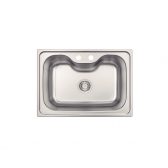 Cuba de Embutir de Inox Morgana 69x49x20,3cm 60FX Undermount Com Válvula - Tramontina#SIM#