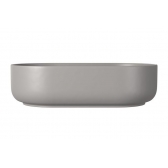 Cuba Oval De Apoio 50cm Slim - Cinza Antracite - Deca#SIM#