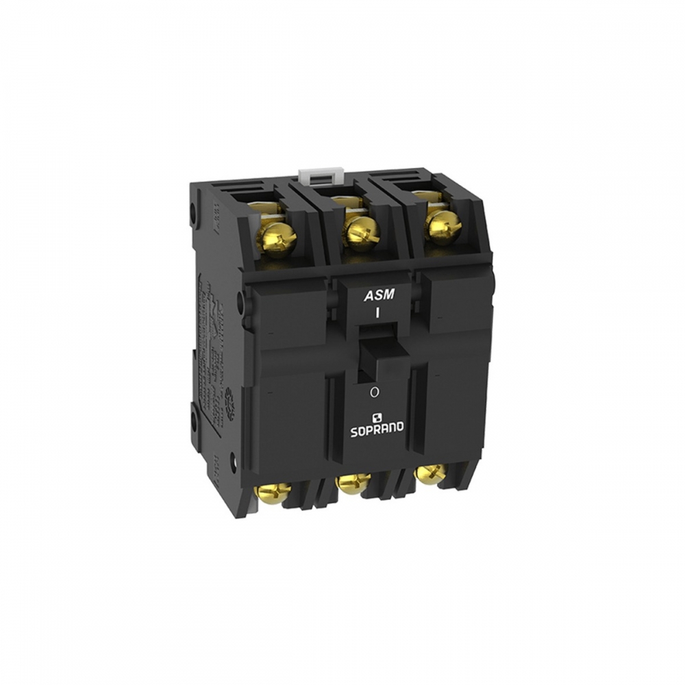 Disjuntor Tripolar 100A Nema B 3kA Asm3 - Soprano#SIMONLEX#