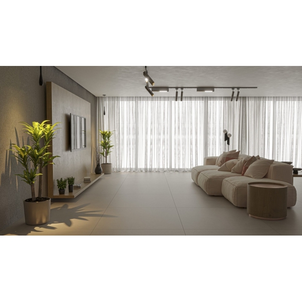 Porcelanato 123x123 Acetinado Caixa Com 3,02 m2 Monte Saint Michez - Off White - Castel#SIMONLEX#