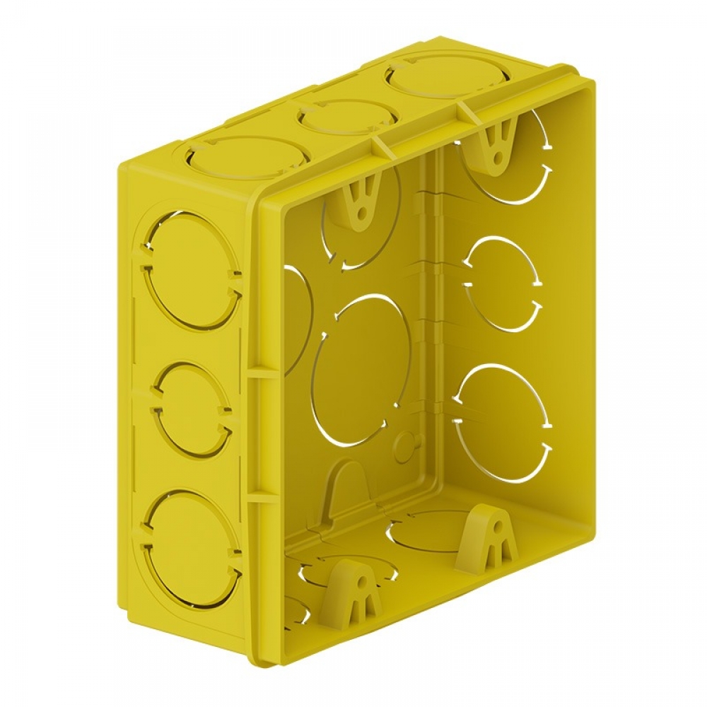 Caixa De Luz pvc 4 X 4 Amarela - Tigre#SIMONLEX#