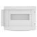 Quadro de Distribuição de Pvc Embutir Branco 6/8 Disjuntores Com Barramento - Tigre#SIMONLEX#