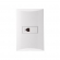 Brava Tomada Telefone RJ11 - Soprano#SIMONLEX#