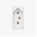Duale Módulo Tomada 2P+T 10A - Soprano#SIMONLEX#